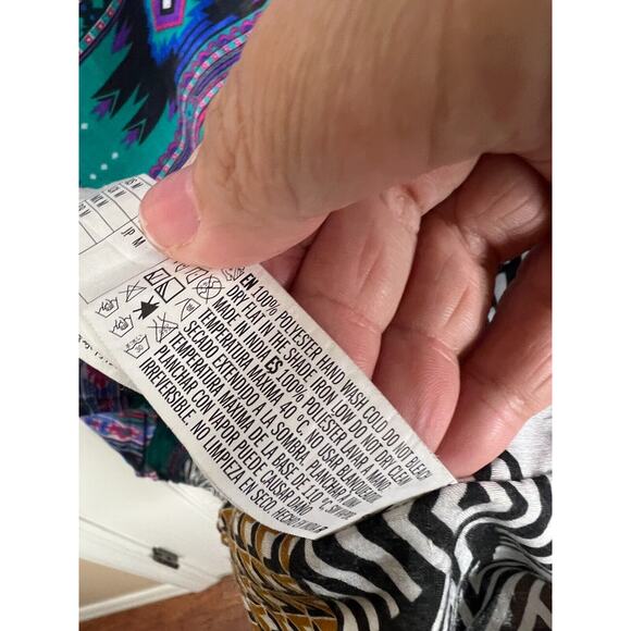 Forever 21 Open Front Kimono Size Medium Southwestern Boho Coastal Cowgirl - Picture 3 of 6